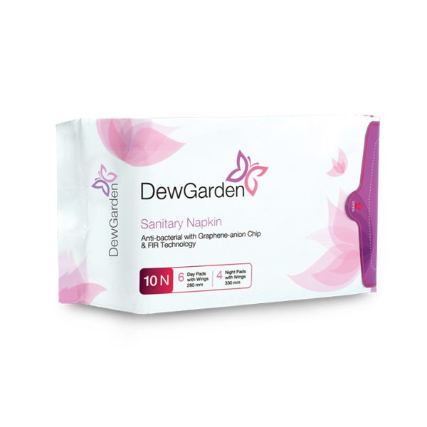 DewGarden Sanitary Napkin (Pack of 10)