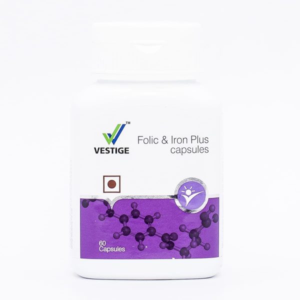 Vestige Folic & Iron Plus 60 capsules