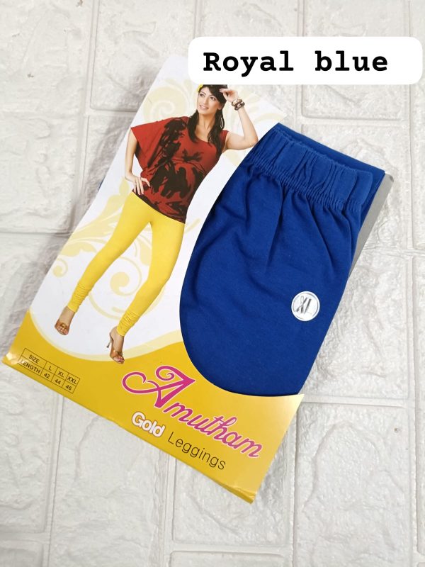 Royal blue colour 4 way lycra leggings