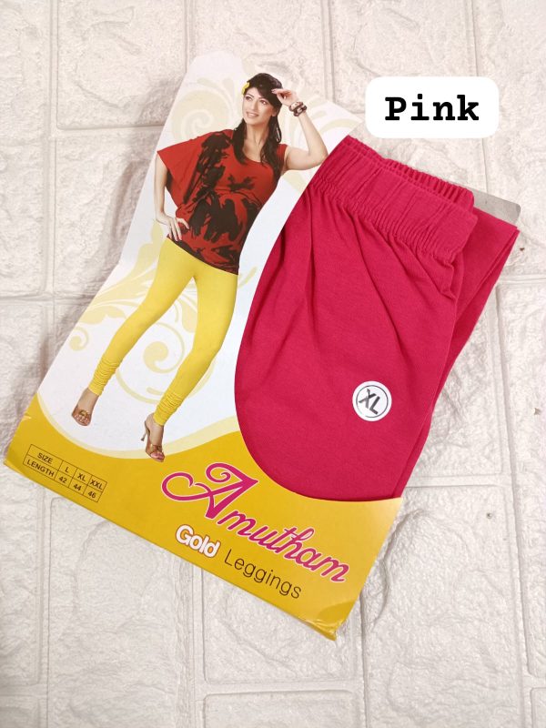 Pink colour 4 way lycra leggings