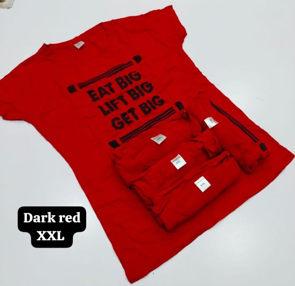 GIRLS T-SHIRT (Dark red)